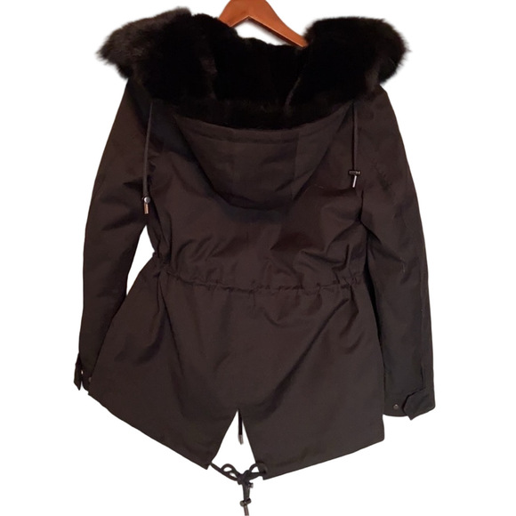 🎉HOST PICK🎉 NEW Intuition Paris Renard Fox Fur Parka | FR34 = US2 - Picture 10 of 16